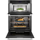  Maytag 30-inch, 6.4 cu. ft. Built-in Combination Wall Oven with Microwave Oven and EvenAir™ True Convection Technology MOEC4030TZ IMAGE 2