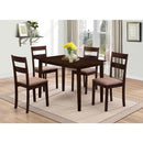  IFDC T-1047|C-1033 5 pc Dining Set IMAGE 1