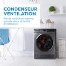 Danby 24″ Stackable Front Load Washer and Condenser Dryer Combo DWM022D1DSDB / DDY040D1DSDB [SCRATCH AND DENT}]
