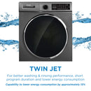 Danby 24″ Stackable Front Load Washing Machine DWM022D1DSDB [SCRATCH AND DENT]