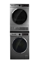 Danby 24″ Stackable Front Load Washer and Condenser Dryer Combo DWM022D1DSDB / DDY040D1DSDB [SCRATCH AND DENT}]