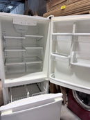 Réfrigérateur 30po Blanc congélateur en bas | EB9FVHXWQ02 - Whirlpool *** USAGÉ ***