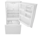 Amana Réfrigérateur à congélateur inférieur de 33 po, 22 pi cu ABB2224BRW