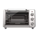 Four grille-pain à 6 tranches Crisp 'N bake Black & Decker, acier inoxydable, 5 fonctions de cuisson [BOITE OUVERTE]