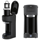 Cafetière 1 Tasse au Design Rétro Classique Noir Frigidaire ECMK088 [BOITE OUVERTE]