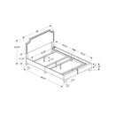Monarch Full Upholstered Panel Bed I 5925F IMAGE 5