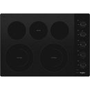 Whirlpool 30-inch Built-In Electric Cooktop WCE77US0HB IMAGE 1