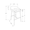 Monarch Counter Height Stool I 2298 IMAGE 5