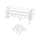 Monarch TV Stand with Cable Management I 2823 IMAGE 5