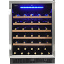 Silhouette 50-Bottle Stilton Series Wine Cellar with Digital Display SWC057D1BSS IMAGE 1