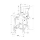 Monarch Counter Height Stool I 1233 IMAGE 5